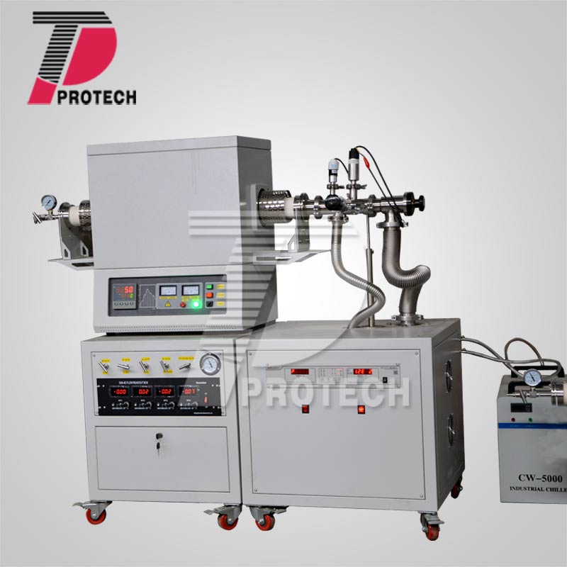 High Vacuum 4MFCs CVD system