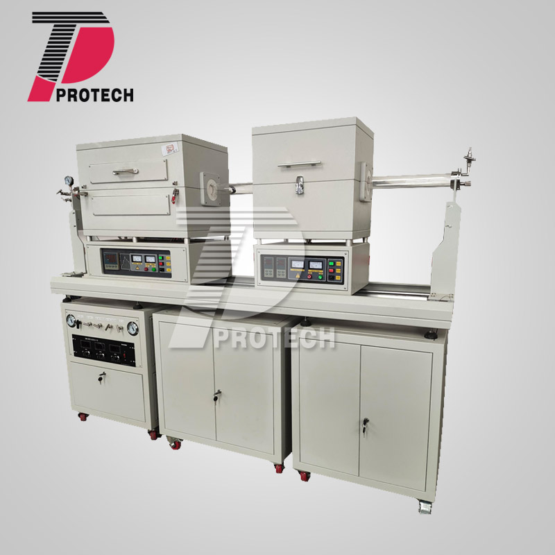 CVD Double Furnace Sliding Tube Furnace