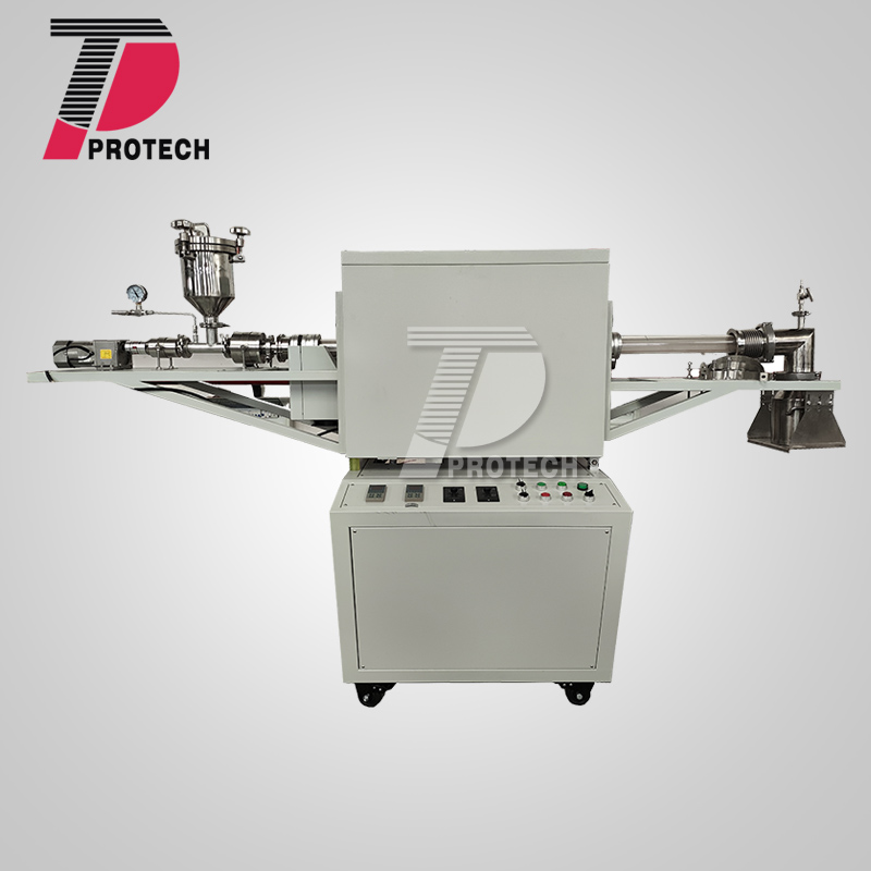 Double temperature zone high-temperature rotary furnace