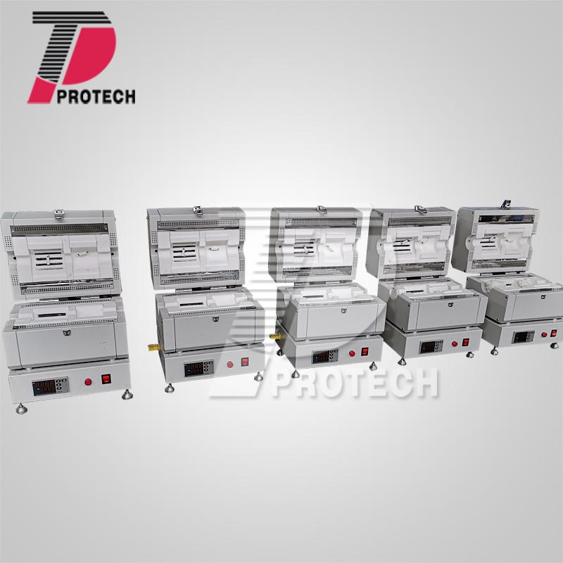 Customizable temperature zone partitioned mini tube furnace