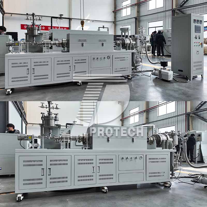 Rotary tilt tube furnace