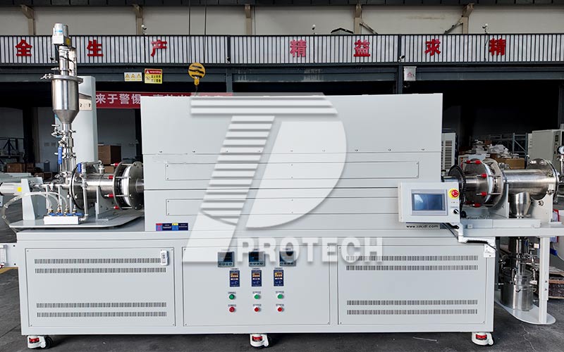 3 zone temperatrue tube furnace