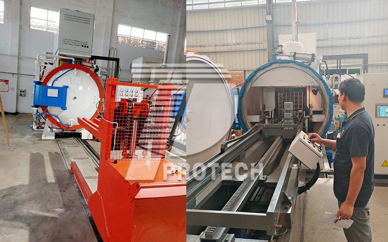 horizontal vacuum gas quenching furnace