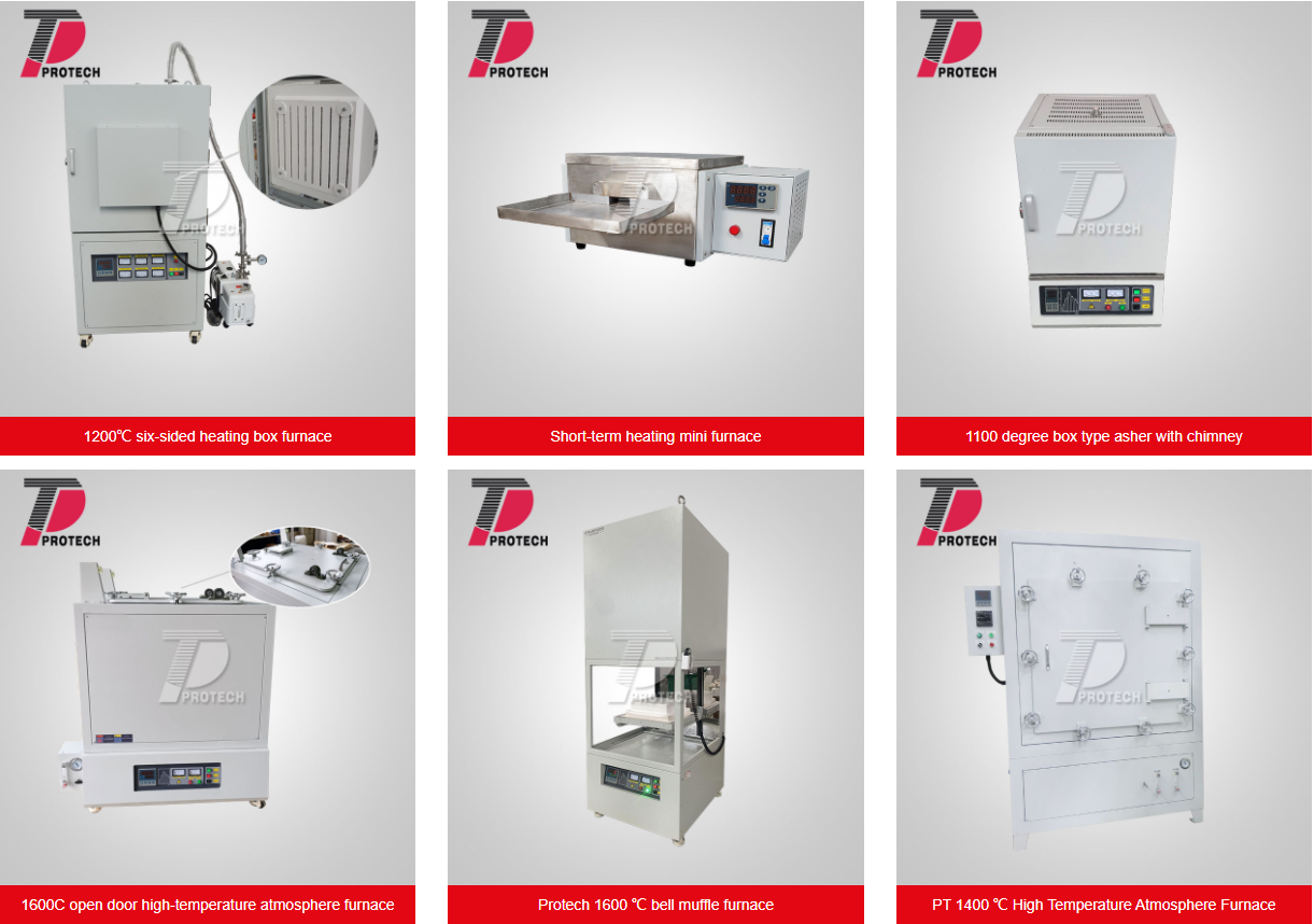 The main categories of box furnaces (click to view more box furnaces)