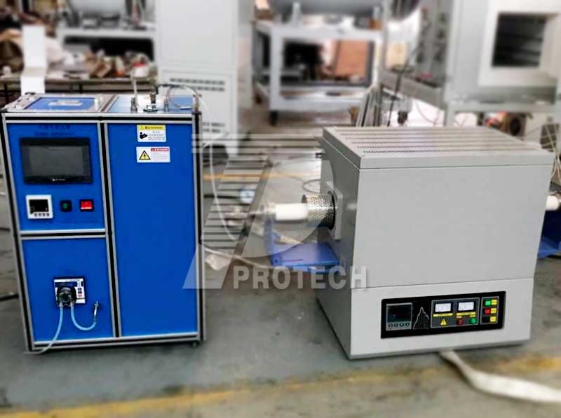 Tube furnace with steam generator (click on image to view product details)