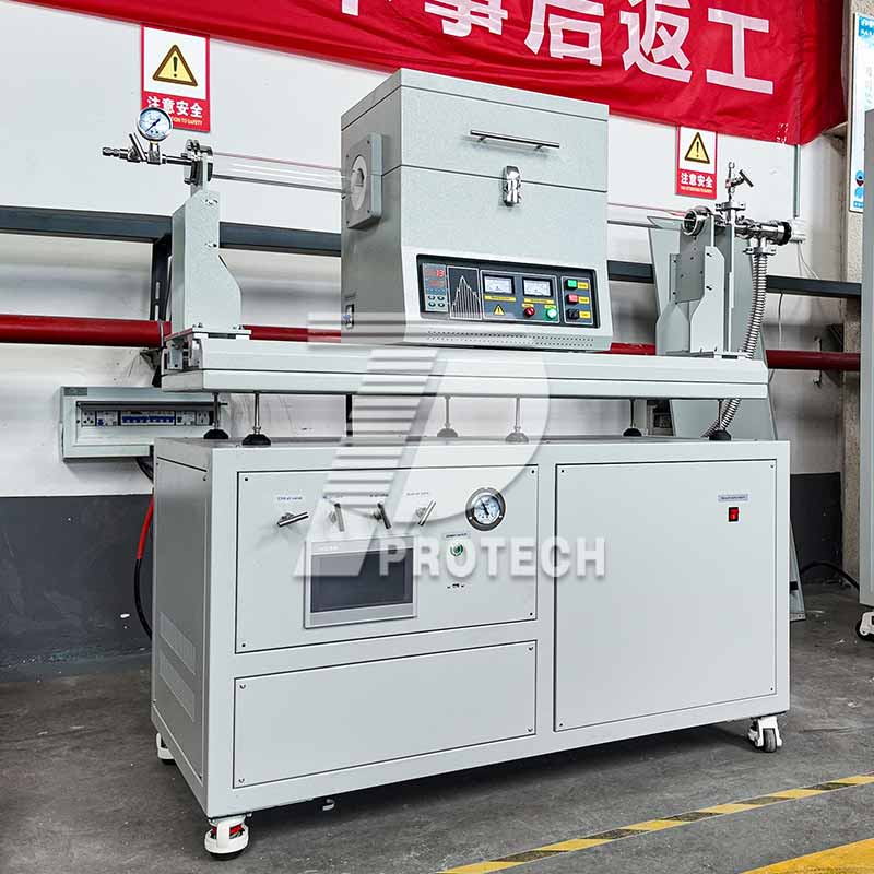 Sliding tube furnace