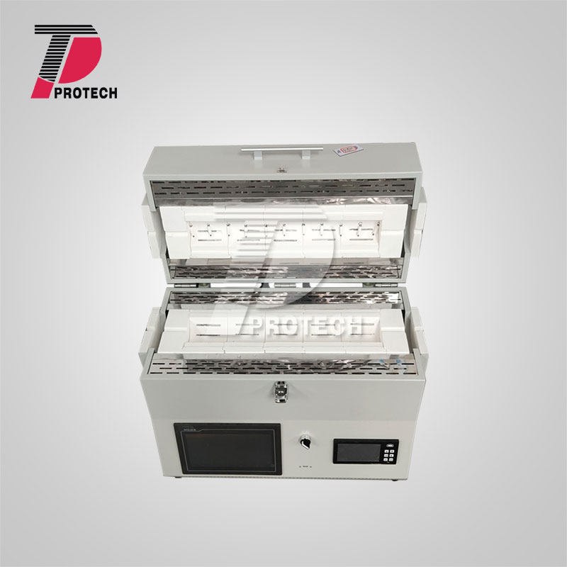 1200 open touch screen tube furnace