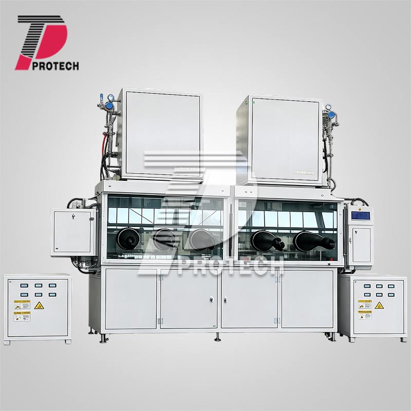 Bell Atmosphere Furnace with Glove Box