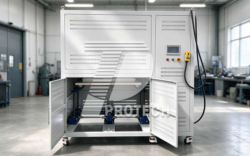 bottom loading muffle furnace