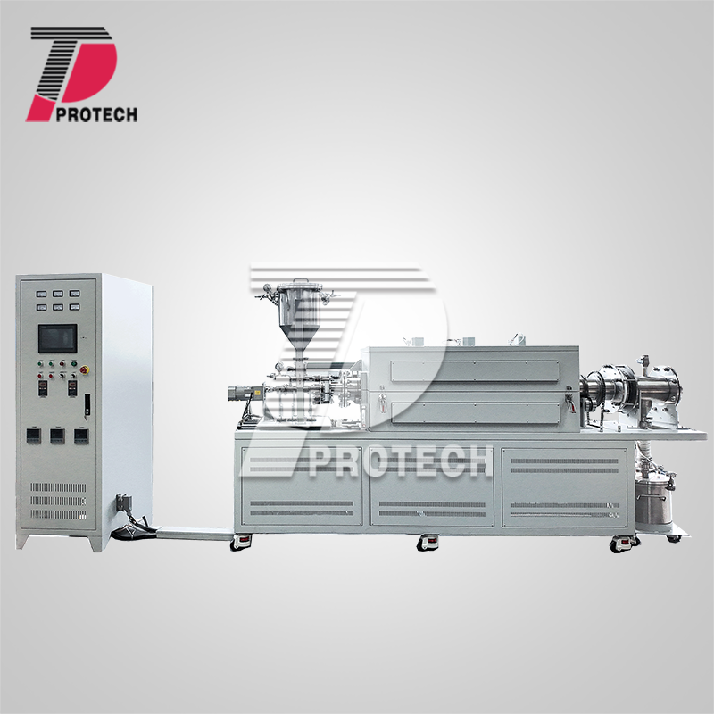 Continuous feeding and discharging rotary tube furnace
