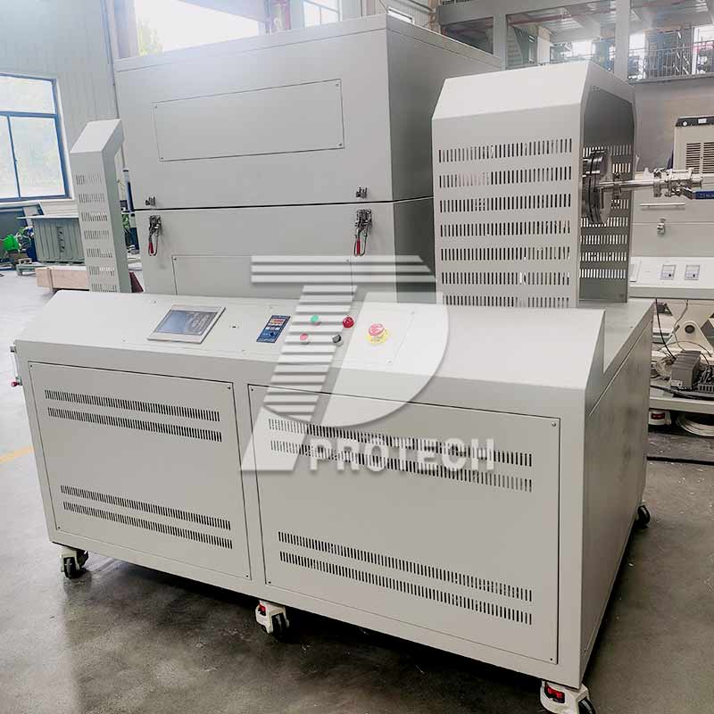 Hooded Rotary Tube Furnace with Stirring Strip