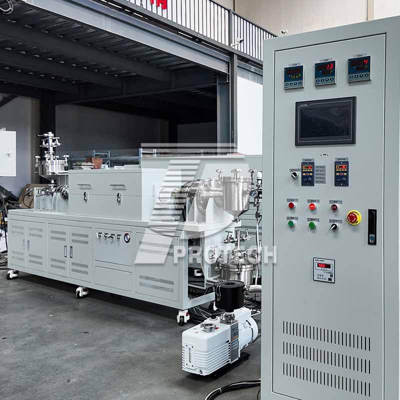 Automatic loading and unloading rotary tube furnace