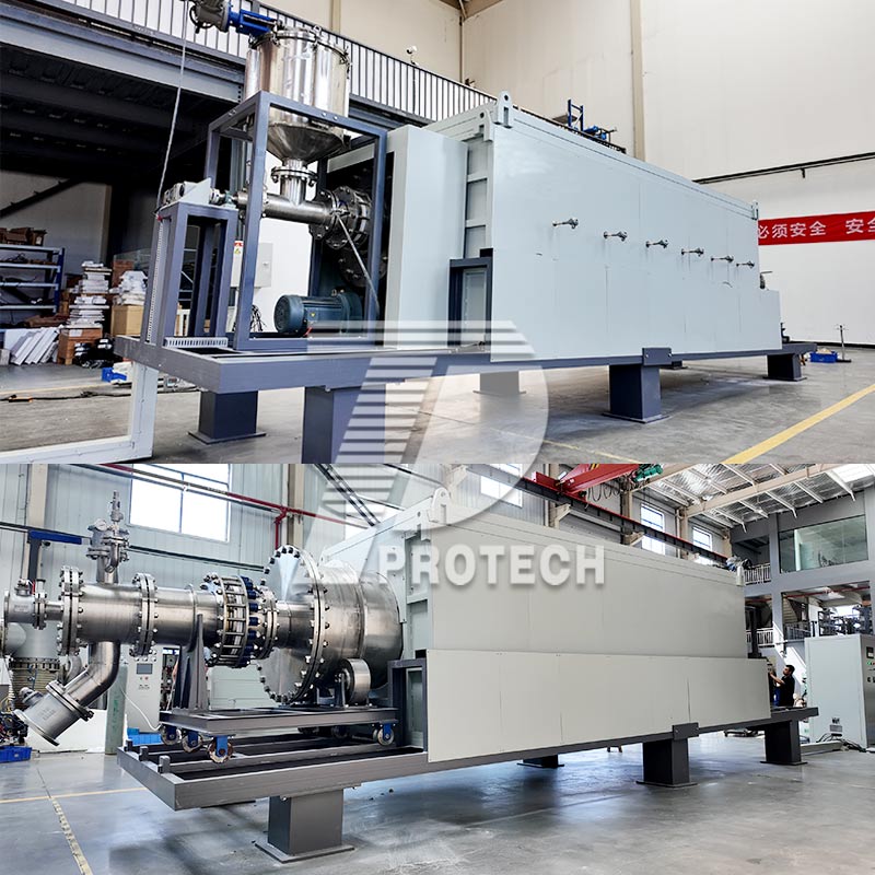 Pilot-scale inclined rotary kiln