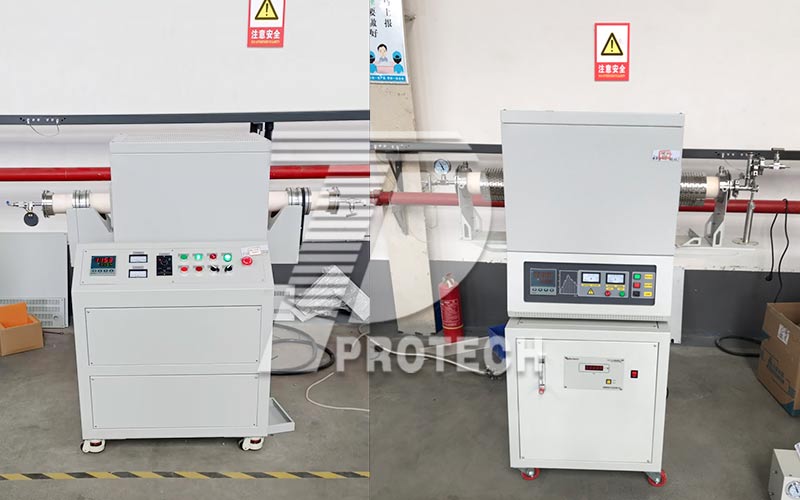 inclined rotary tube furnace