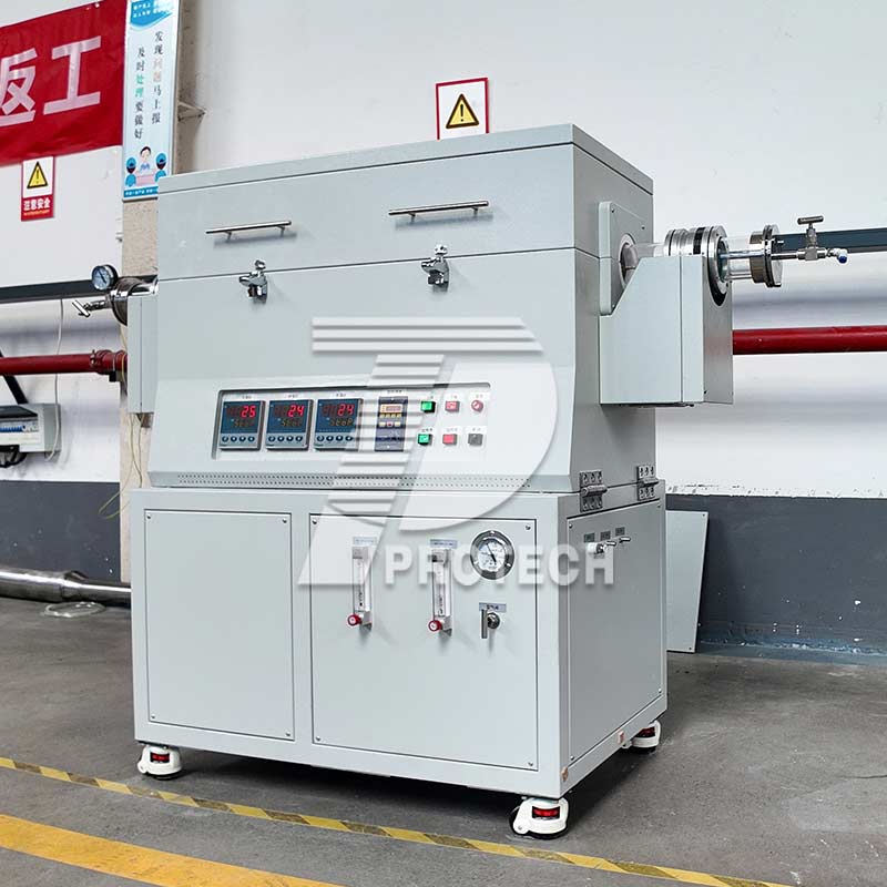 three-zone tube furnace