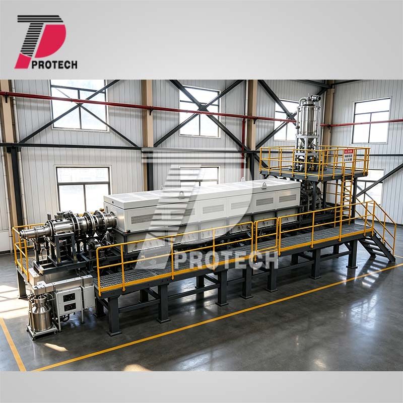 PT-TX900-H500CK6W continuous rotary tube furnace