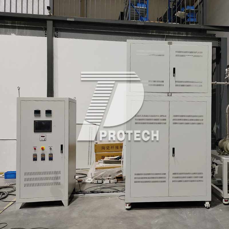 vertical dual-zone vacuum furnace