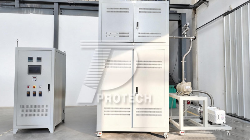 vertical dual-temperature zone vacuum furnace