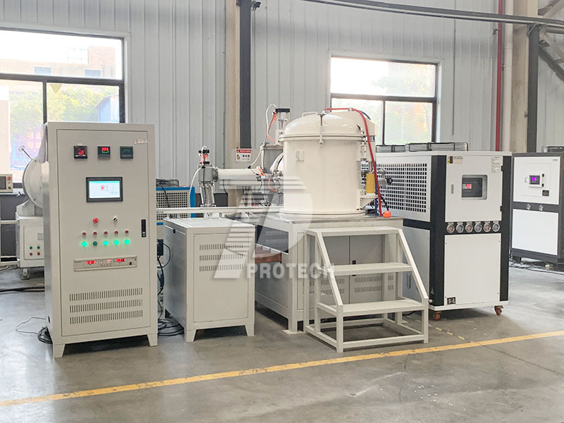 2000 ℃ vertical graphic vacuum furnace actual photo