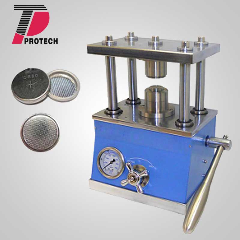 Electric coin cell crimping machine