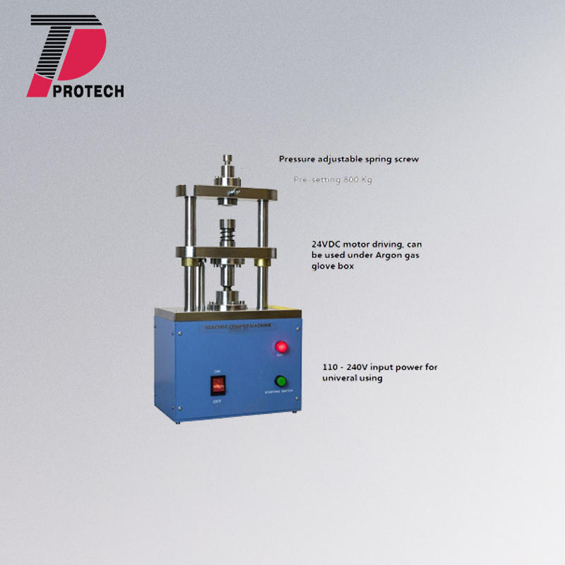 Electric Coin Cell Crimping and Disassembling Machine