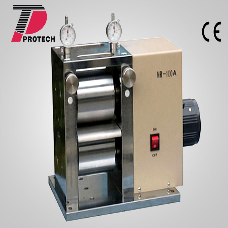 Electric Precision 4＂ Width Rolling Press with Dual Microme