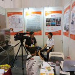 We are  interviewed by the CCTV ＂Chinese Brand＂ column program on the exhibition